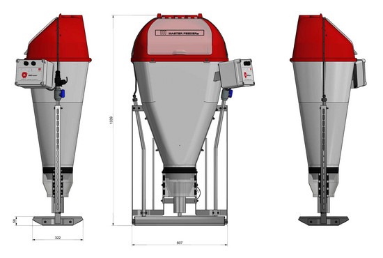 Baby Feeder dimensioner