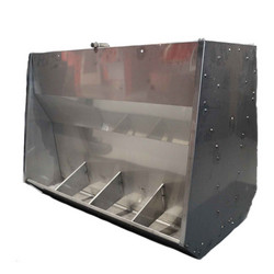 Box Feeder til smågrise, rustfrit stål